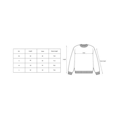 RIB MOCK SWEATER